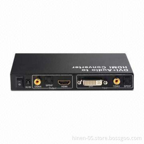DVI + Audio to HDMI Converter, Supports Highest Video Resolution 1080p